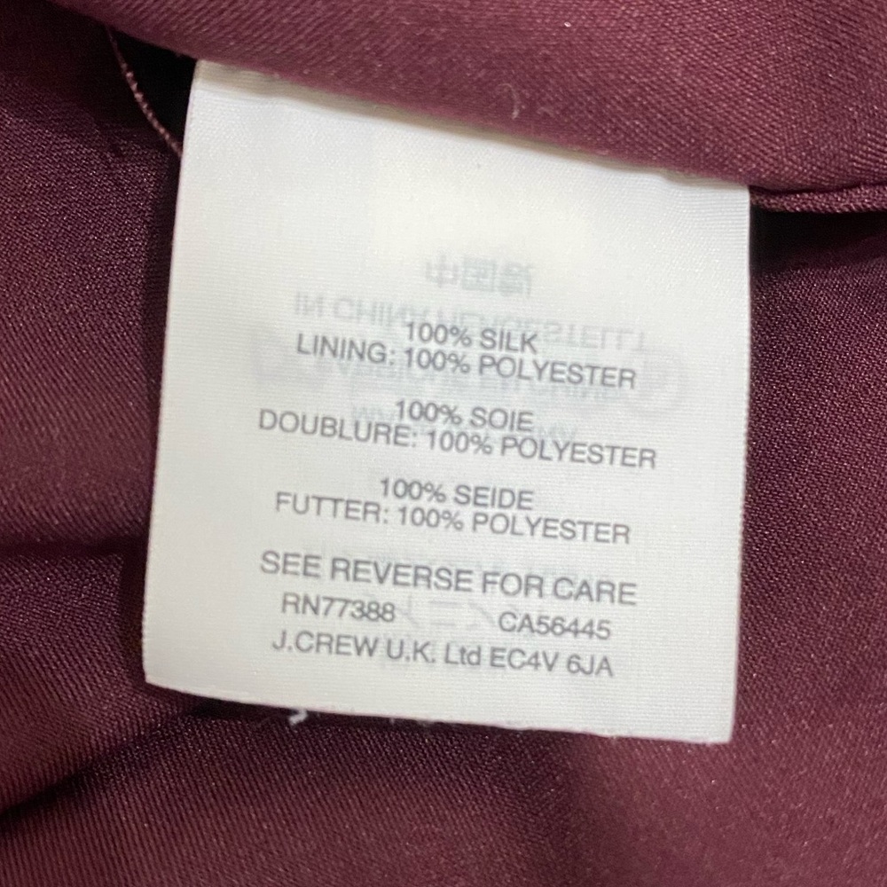 Madewell Silk Flutter Hem Dress Star Mix - Picture 5 of 5